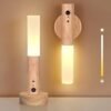 cordless motion sensor night light – magnetic touch lamp for home