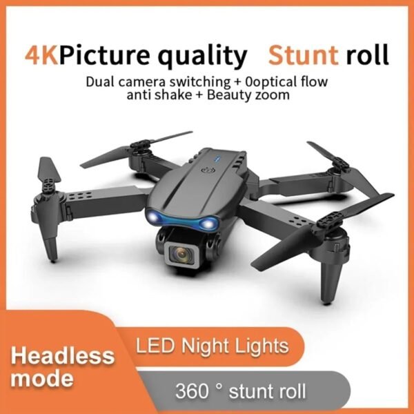 e99 pro drone with 4k hd dual camera | foldable wifi fpv quadcopter|
