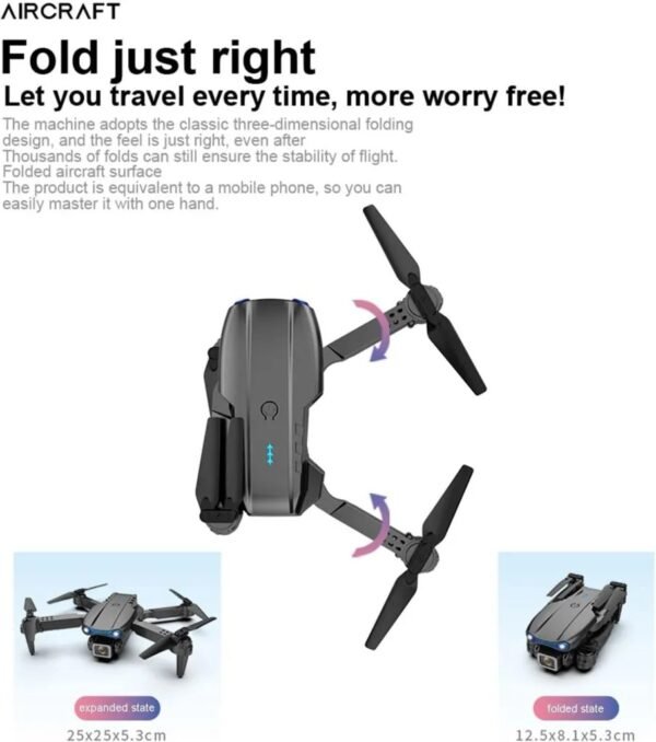 e99 pro drone with 4k hd dual camera | foldable wifi fpv quadcopter|
