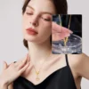 elegant gold plated fan necklace for women | stylish statement jewelry