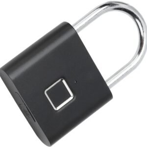 fingerprint padlock – smart biometric keyless lock for gym, travel & home security