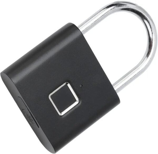 fingerprint padlock – smart biometric keyless lock for gym, travel & home security