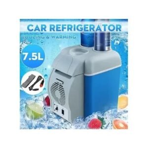 portable mini car refrigerator – 7.5l 12v electric cooler & warmer for travel, camping & road trips