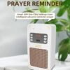 669 | portable digital quran player with multi reciter & touch control