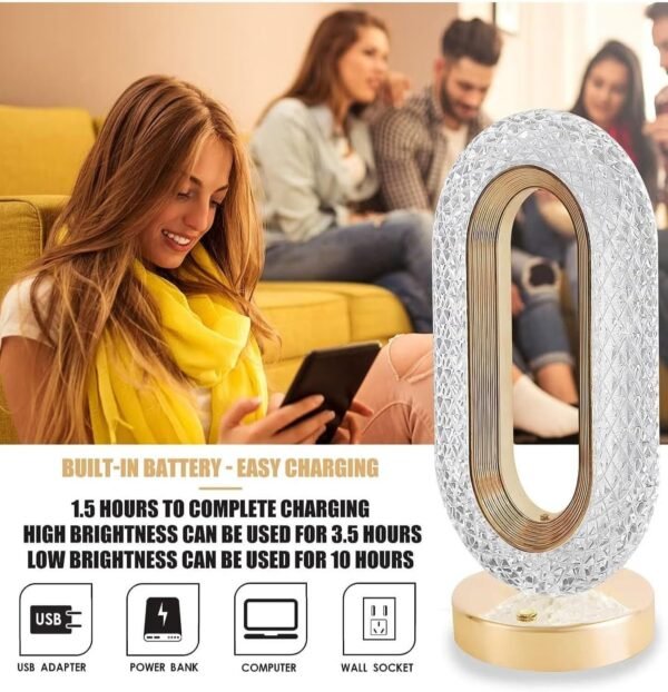 usb charging touch lamp – dimmable led table lamp with adjustable brightness